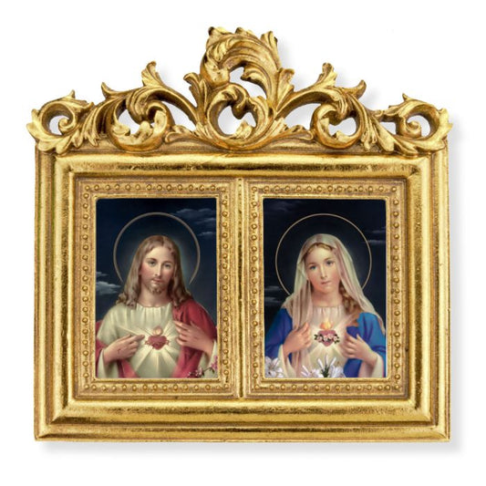 The Sacred Hearts Prints Double Gold Leaf Frame