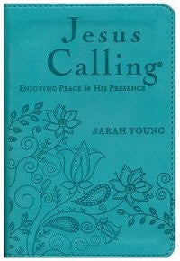 Jesus Calling, Deluxe Edition, Teal Imitation Leather