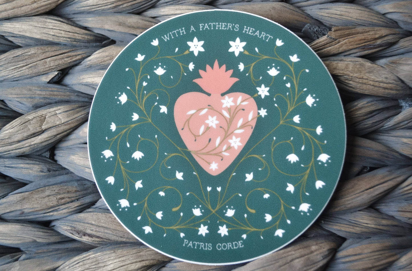 Chaste Heart of St. Joseph Sticker