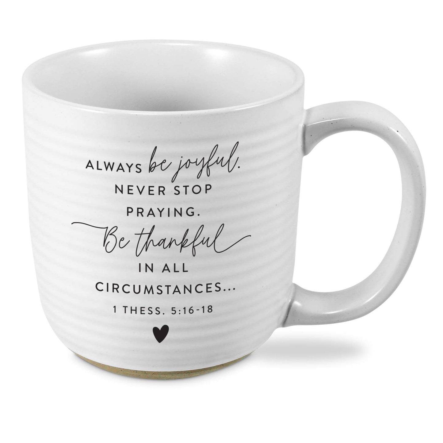 Mug Hold Onto Hope Joyful Textured White