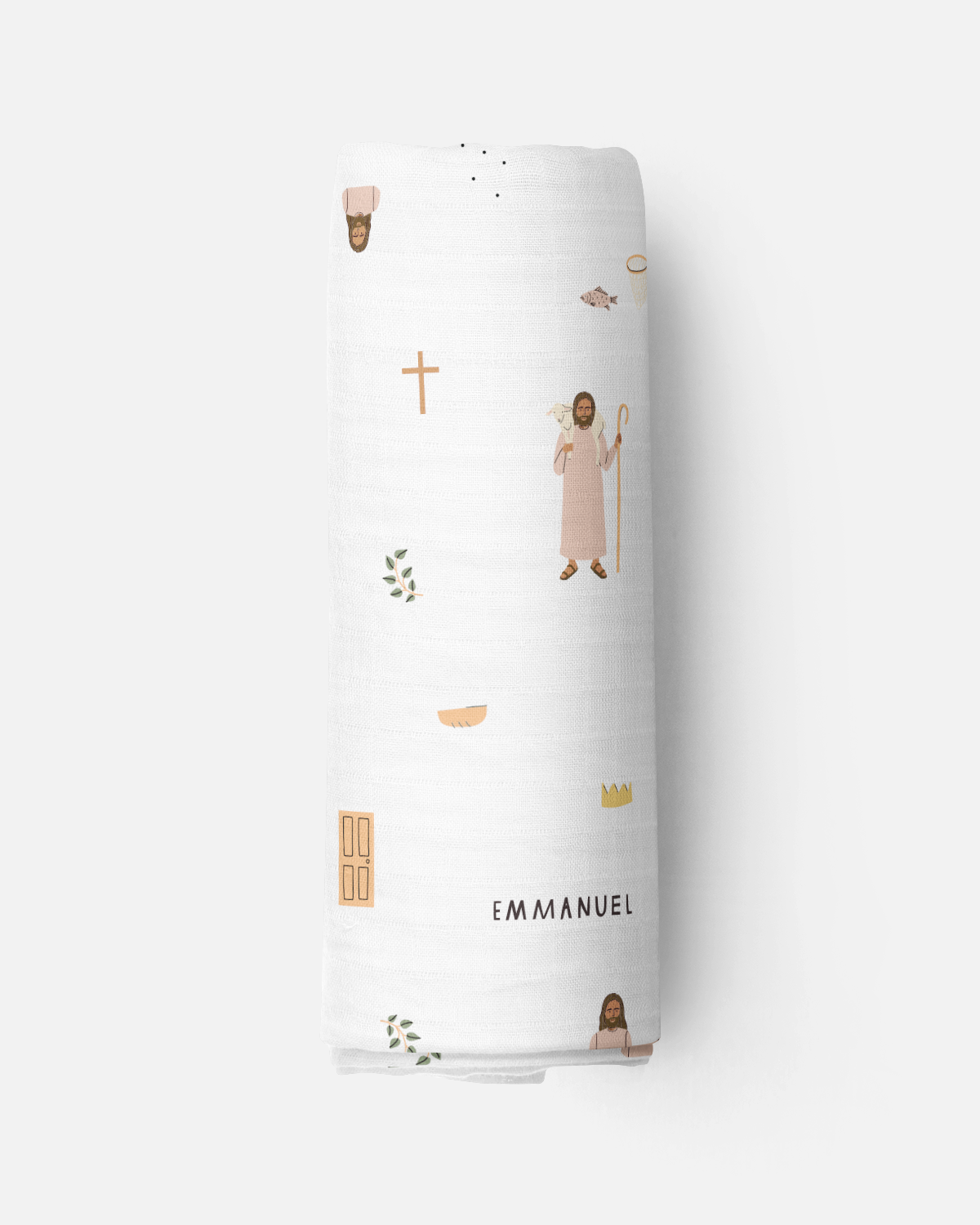 Muslin Swaddle Saint Francis