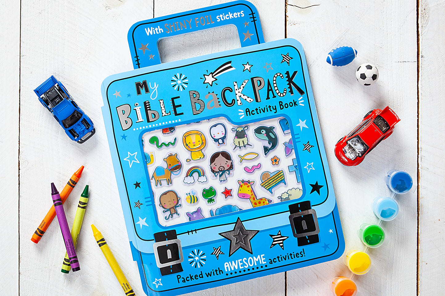 My Bible Backpack Activity Book (Age 4+, Gifts for Boys)