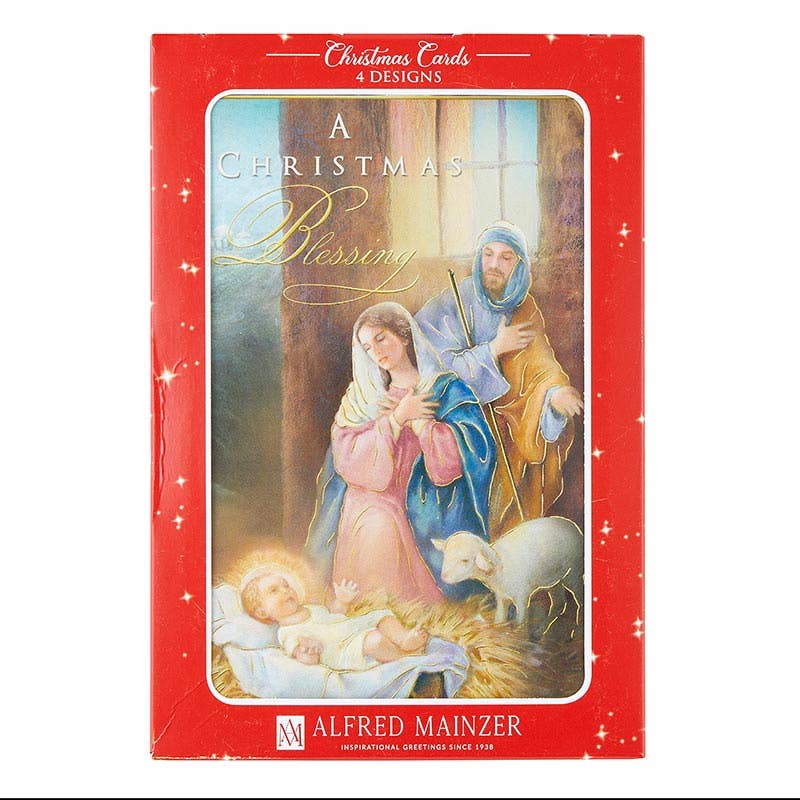 Holy Family Boxed Xmas Cards 12asst