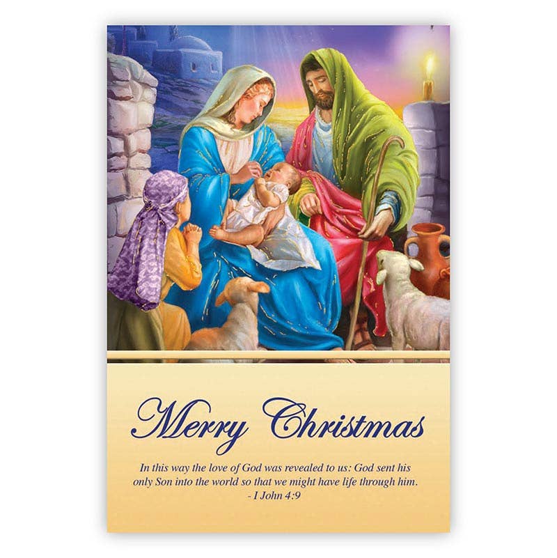 Holy Family Boxed Xmas Cards 12asst