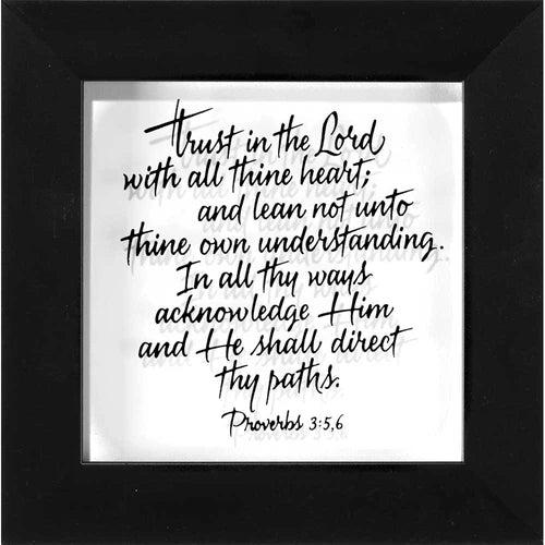 Plaque Trust in the Lord