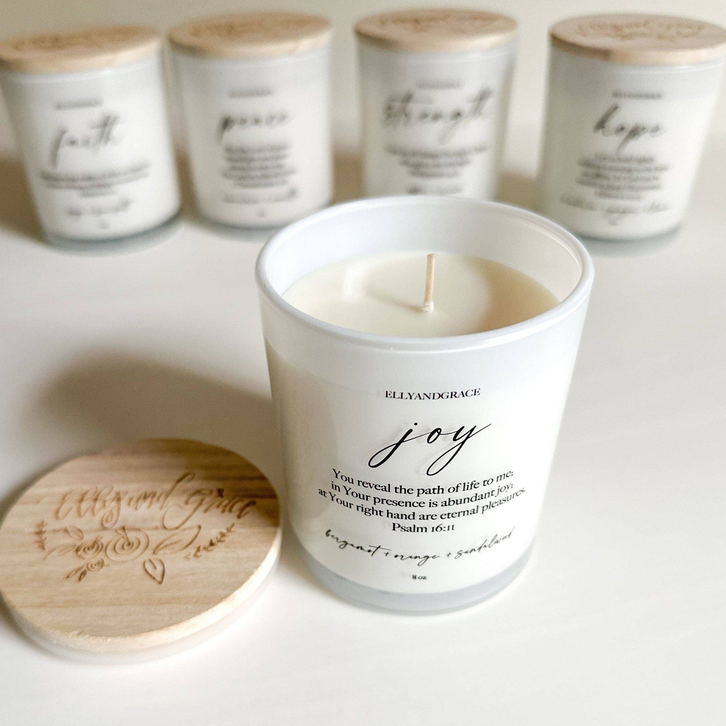 Joy Glass Soy  Candle