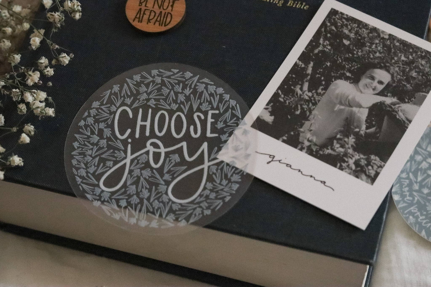 Choose Joy - Wildflower Vinyl Sticker