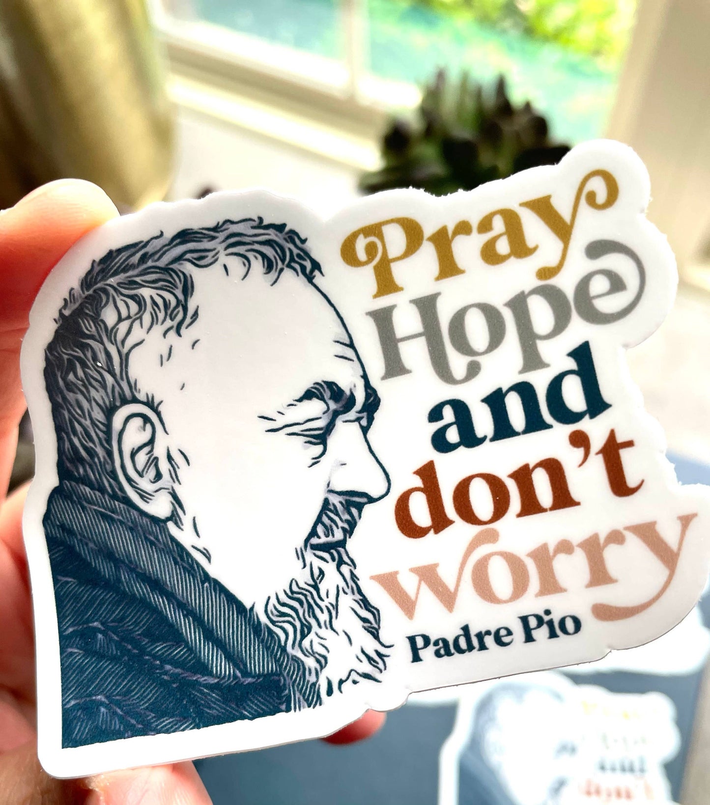 St. Padre Pio of Pietrelcina Catholic Sticker