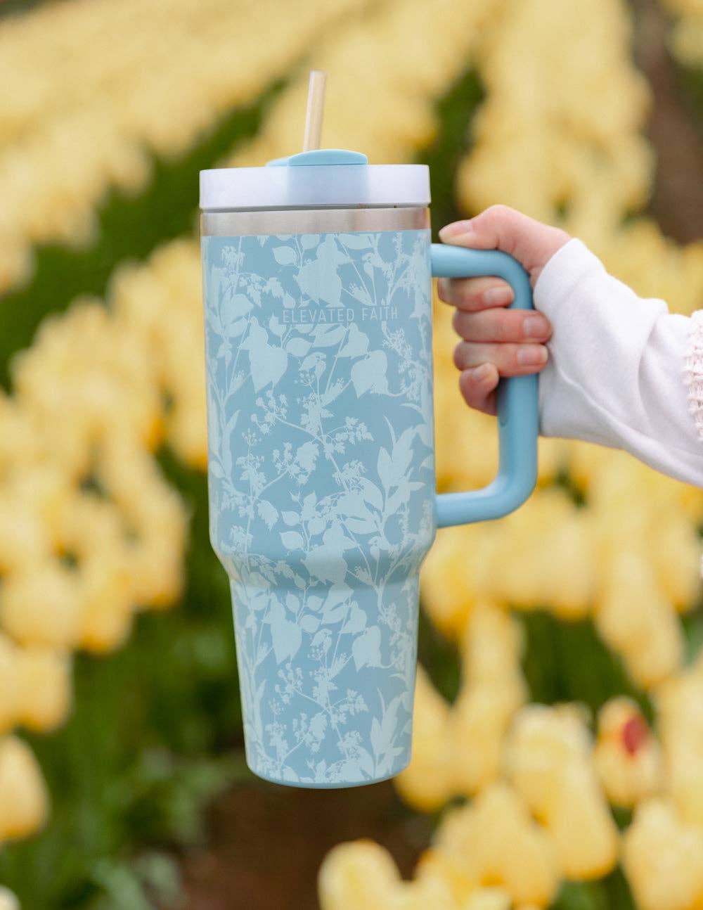 Blue Botanic 40 oz Tumbler