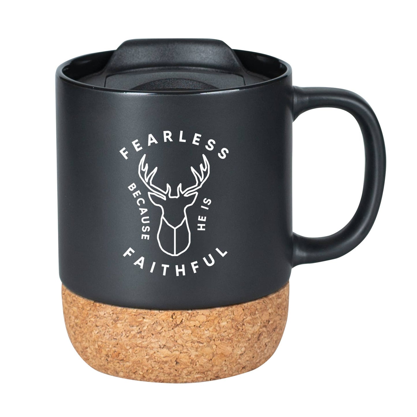 Fearless Because He Is - Designer Mugs-Cork