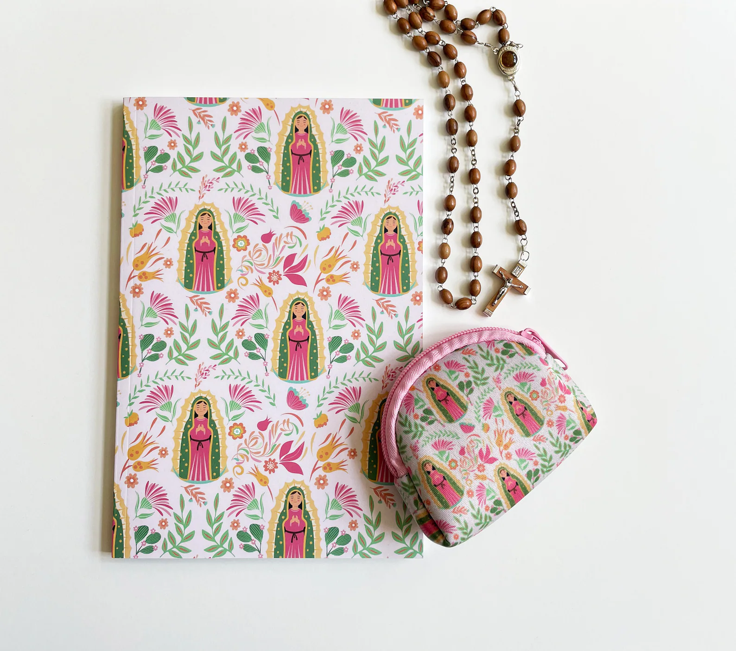 Our Lady of Guadalupe Rosary Pouch