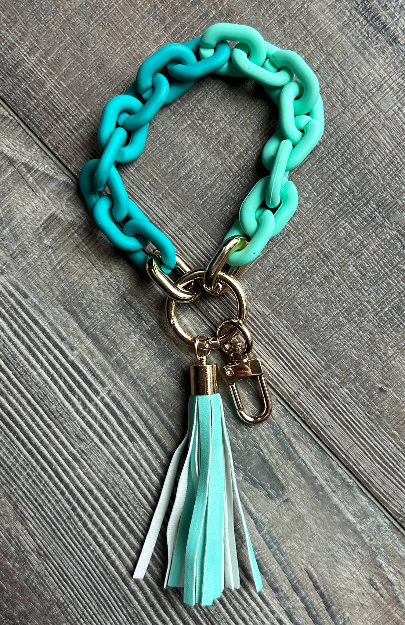 Acrylic Wristlet Chain Keychain