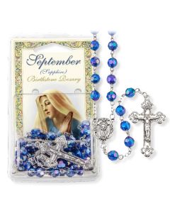 Birthstone Rosary - September