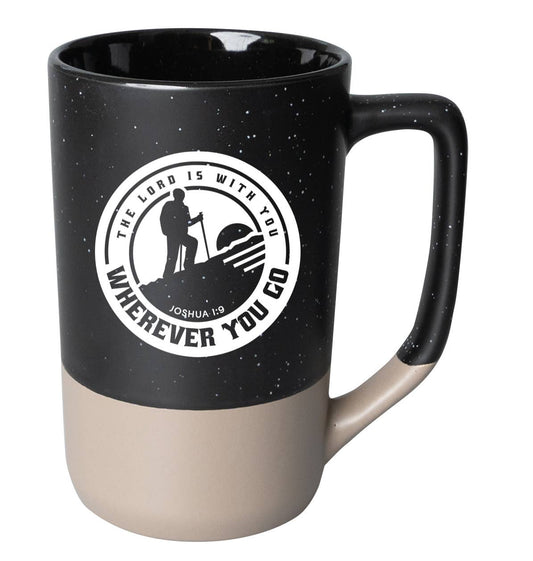 The Lord Is With You - Designer Mugs-Pebble