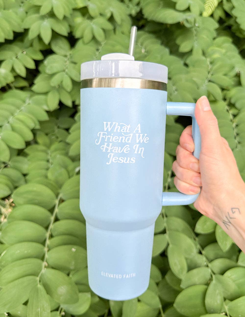 What a Friend in Jesus 40 oz Tumbler