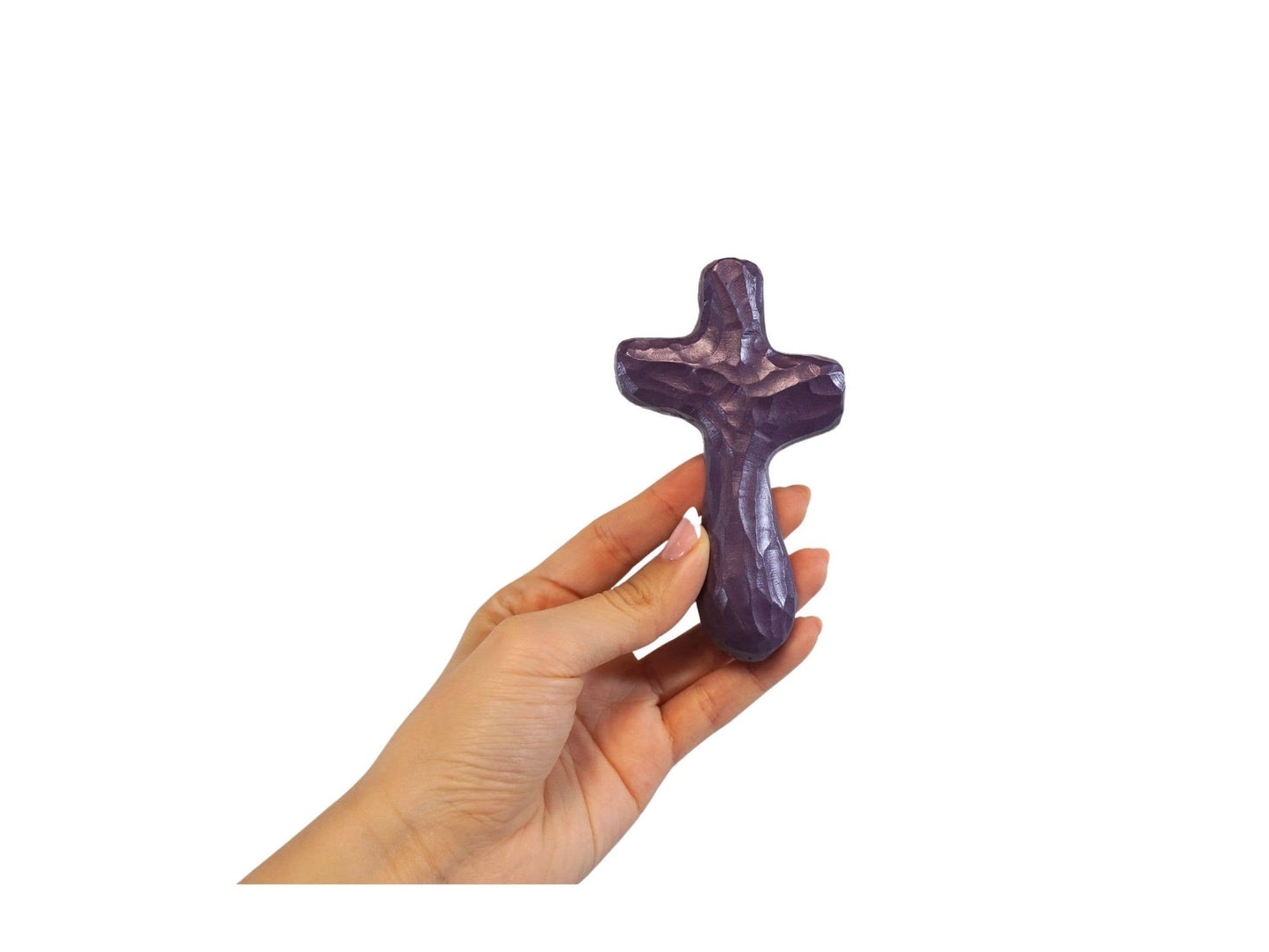 Journey Holding Cross Purple Spring