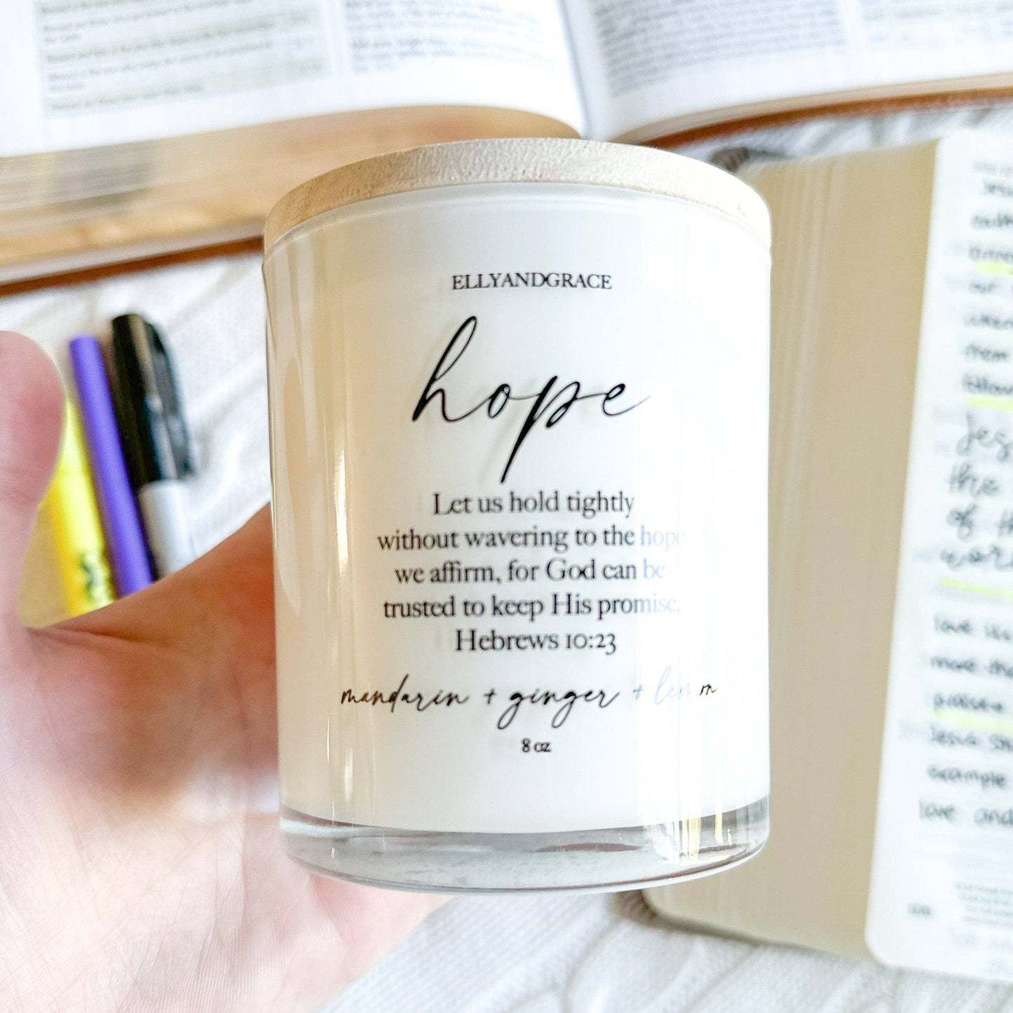 Hope Glass Soy Candle