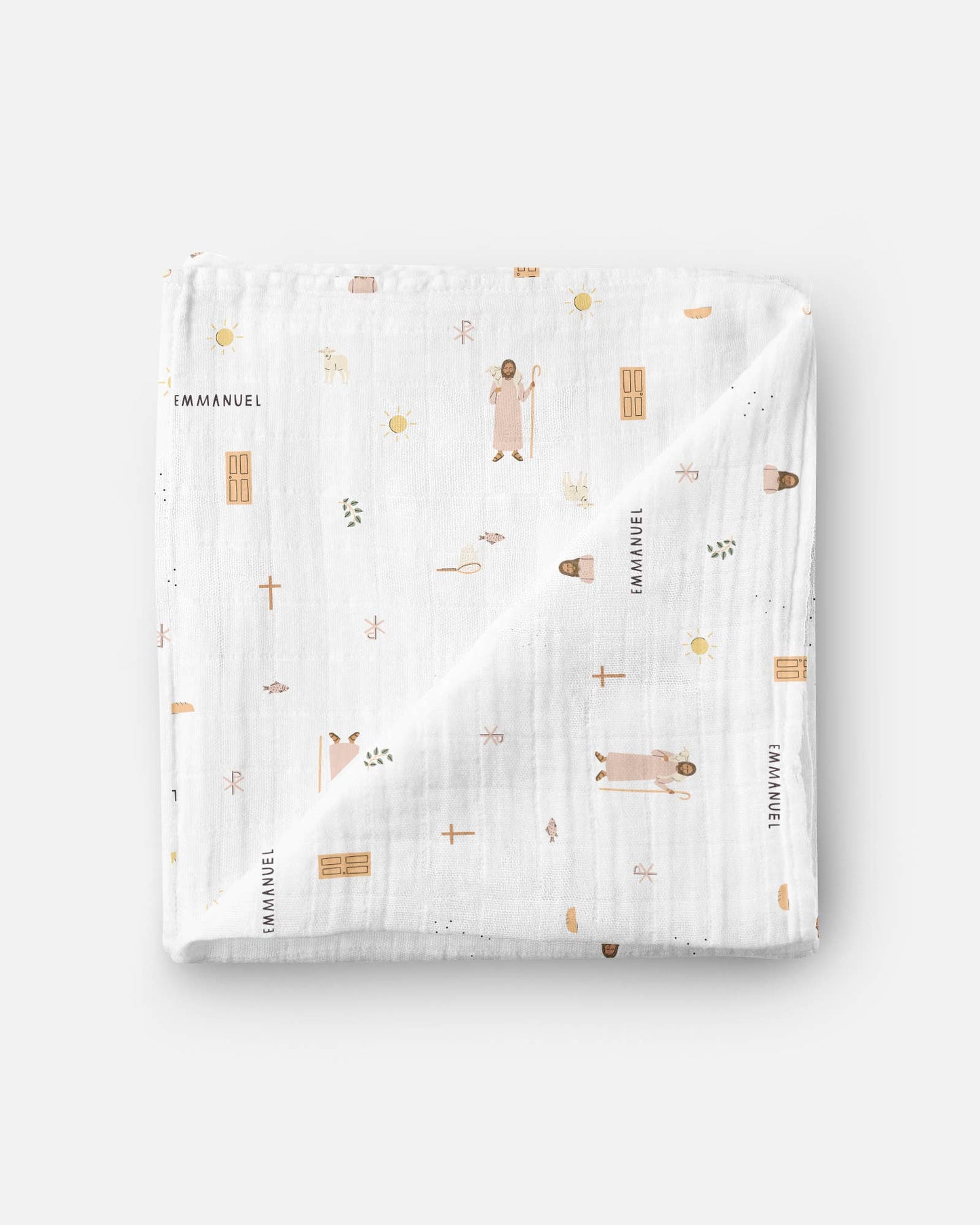 Muslin Swaddle Saint Francis