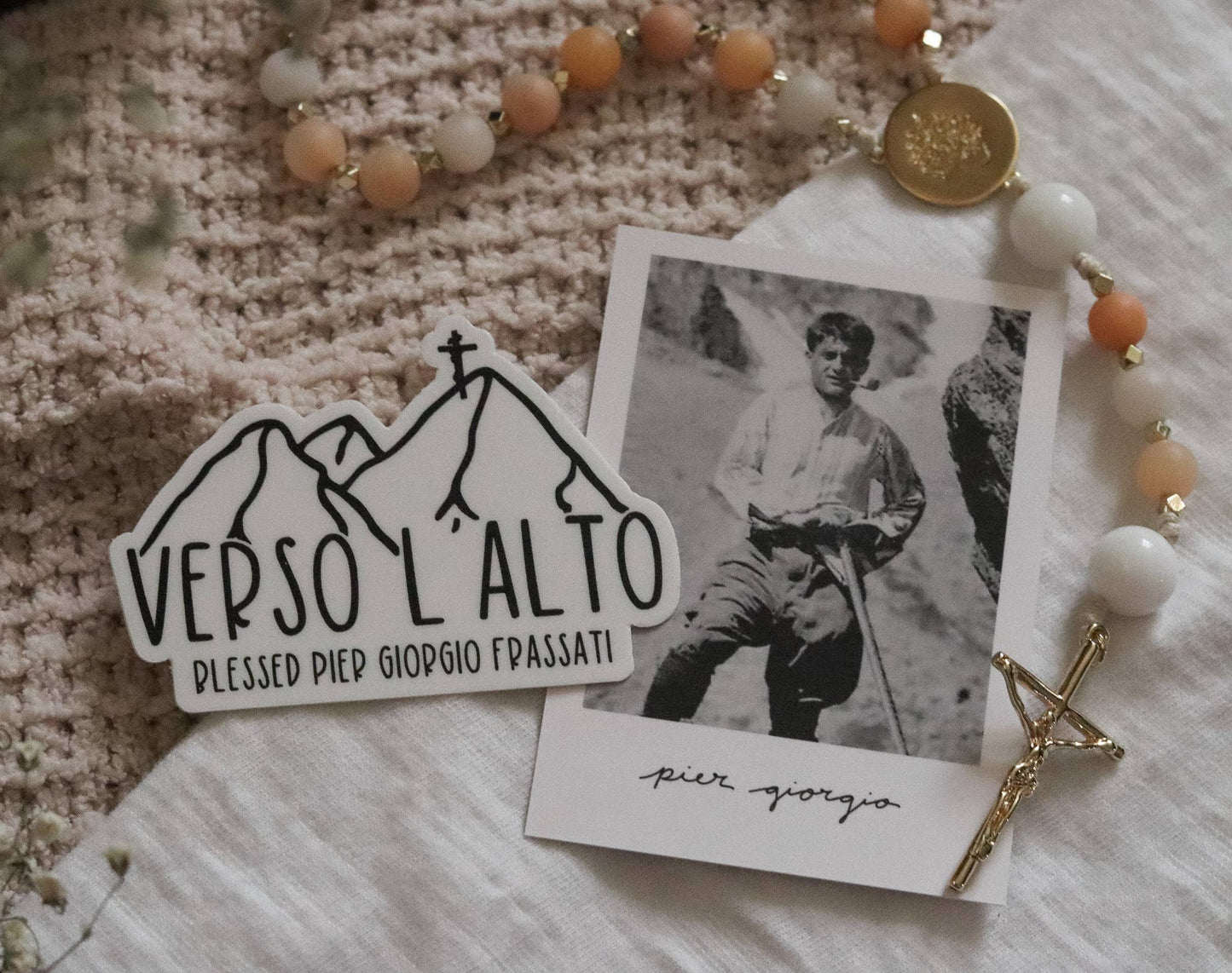 Verso L'Alto- Bl. Pier Giorgio Frassati Vinyl Sticker