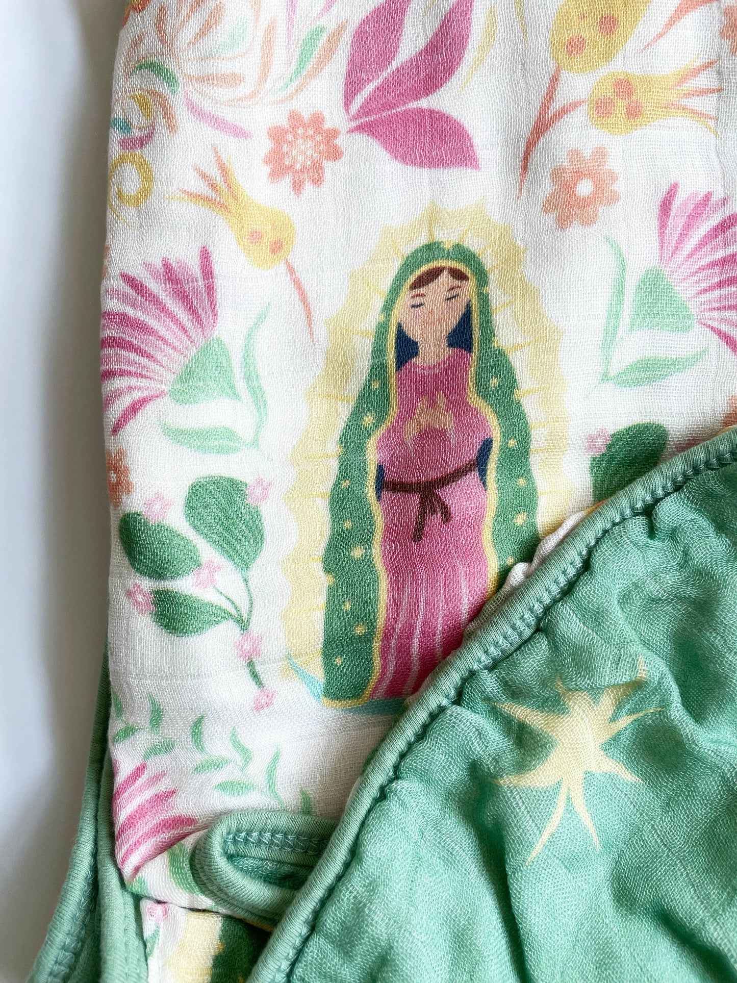 Our Lady of Guadalupe 8 Layer Quilt