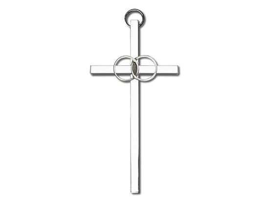 Wedding Rings Wall Cross