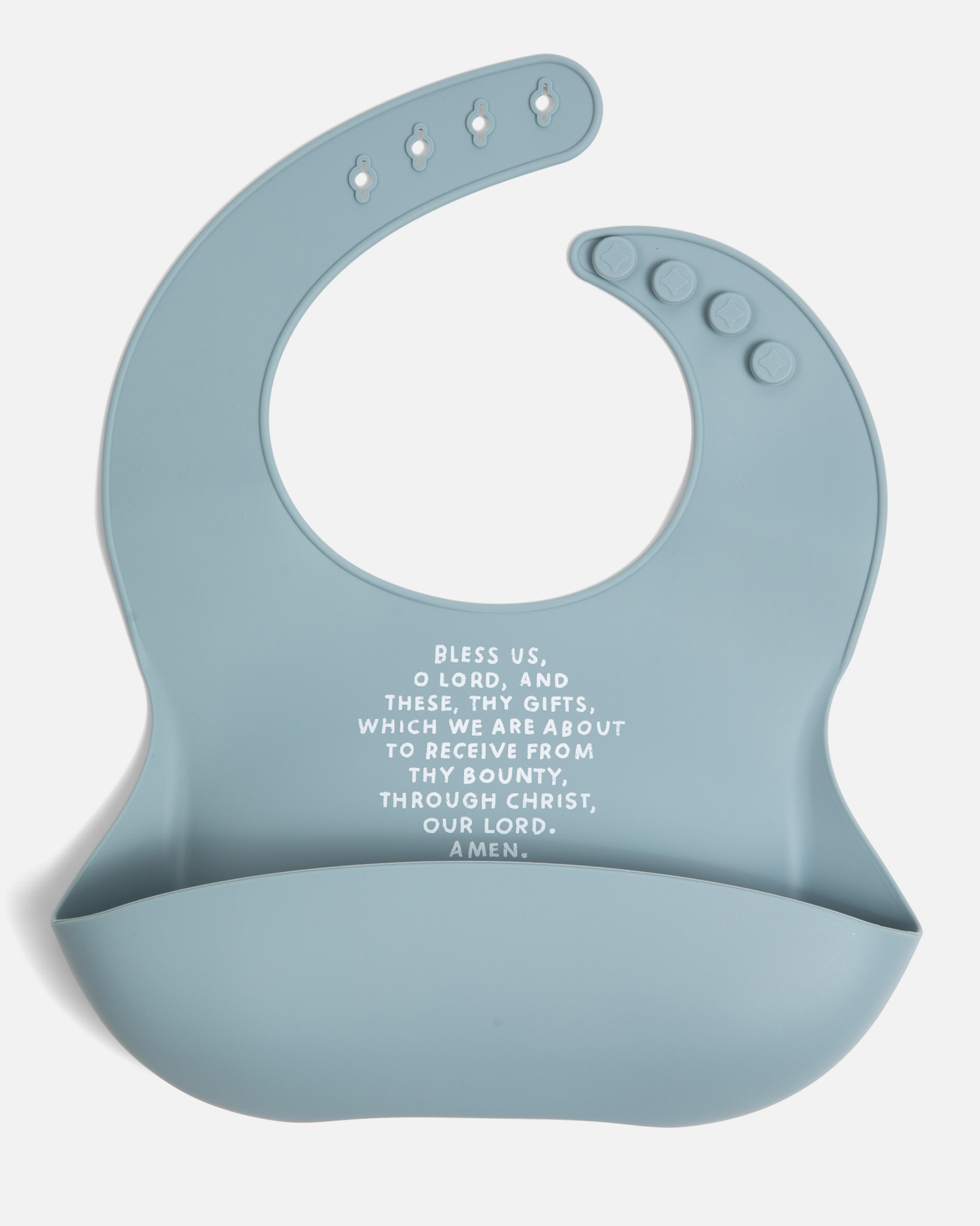 Meal Blessing Silicone Bib