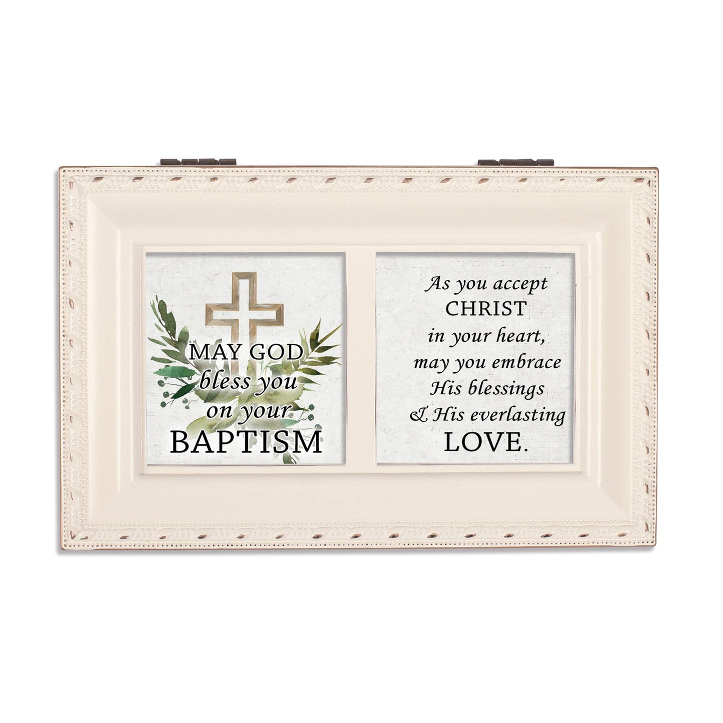 Petite Music Box May God Bless Baptism