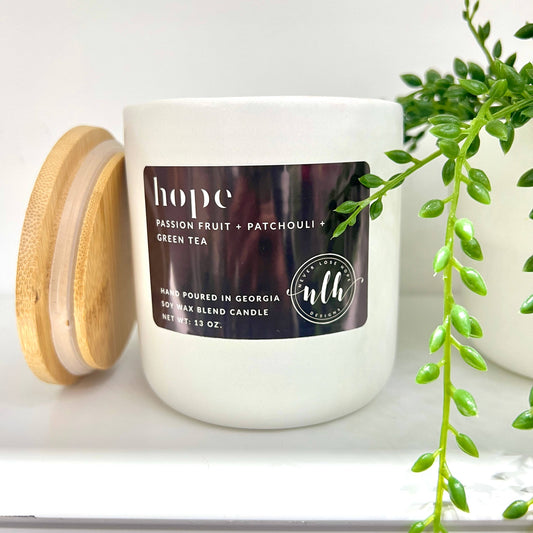 "HOPE" Soy Wax Blend Candle 13 oz.