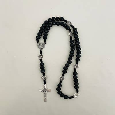 ST BENEDICT Wooden Rosary       (MOQ 4)