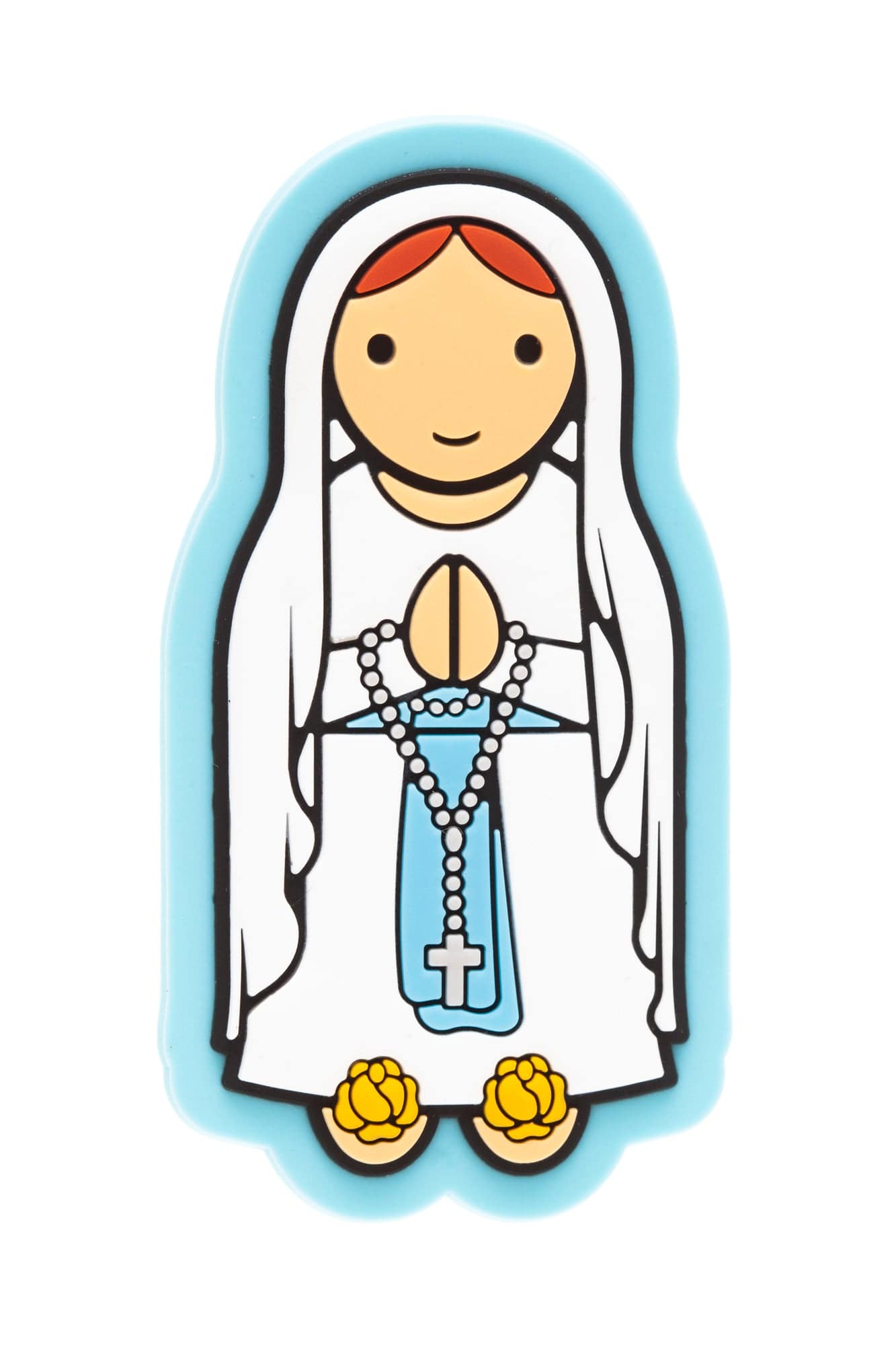 Lady of Lourdes Fridge Magnet