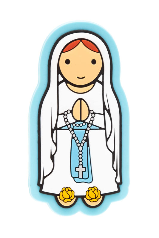 Lady of Lourdes Fridge Magnet