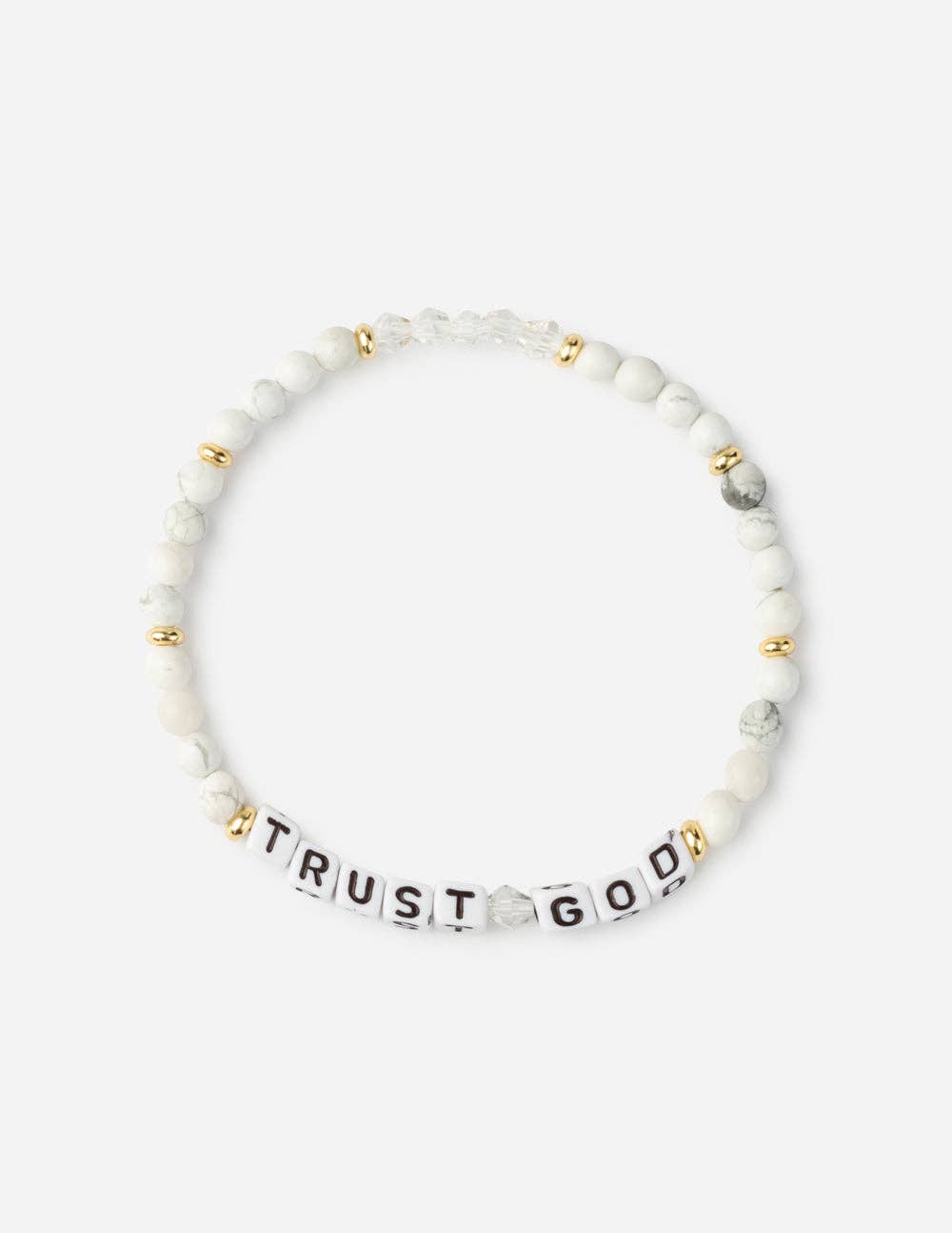 Trust God Letter Bracelet