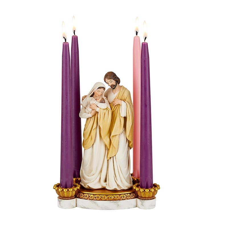 Holy Family Advent Candle Holder