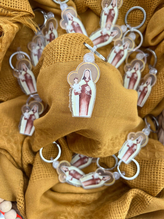 Our Lady of Mount Carmel Keychain