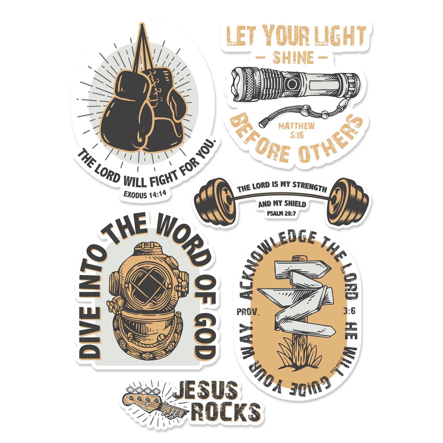 Let Your Light Shine Sticker Collection