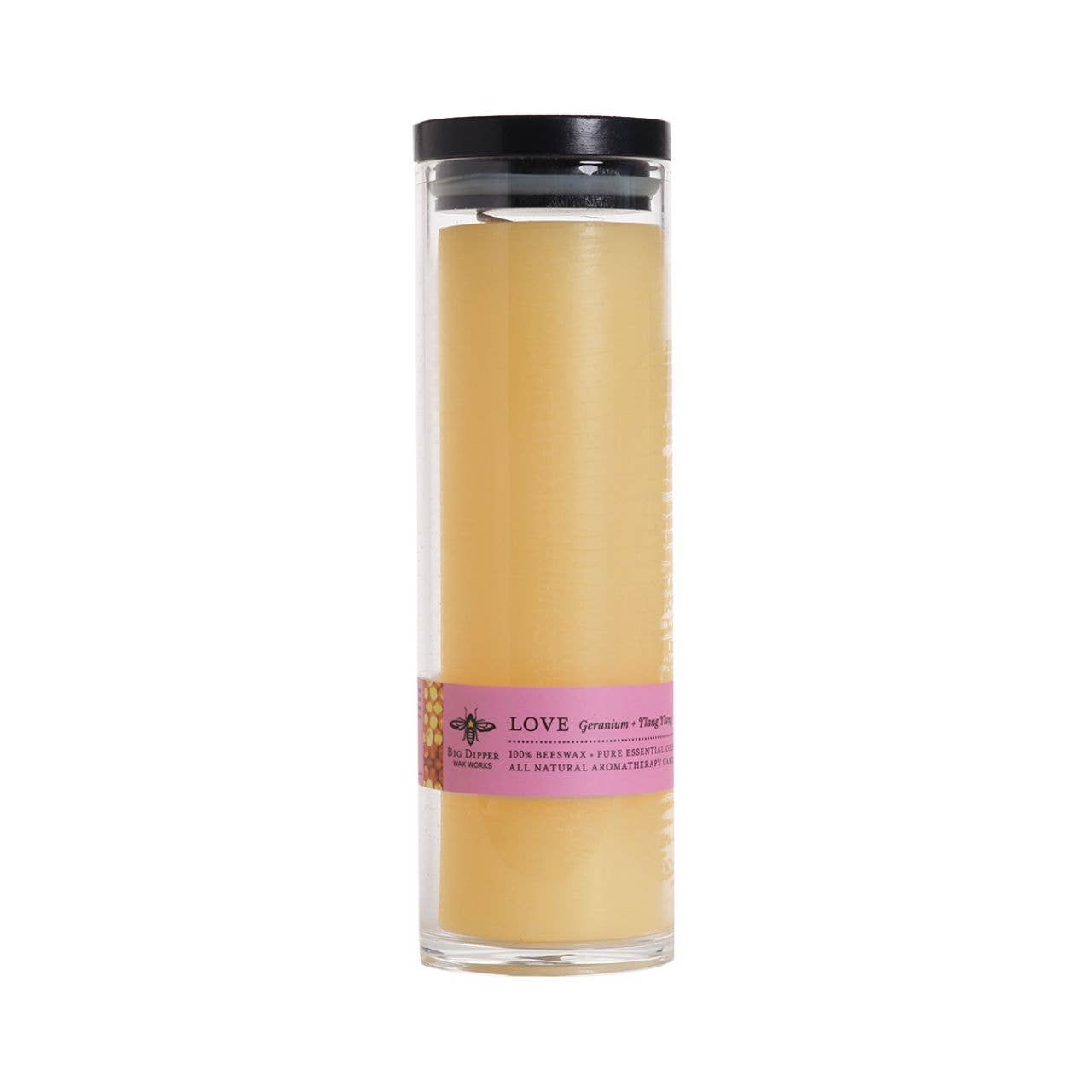 Beeswax Aromatherapy Sanctuary Glass 90 Hour Candle