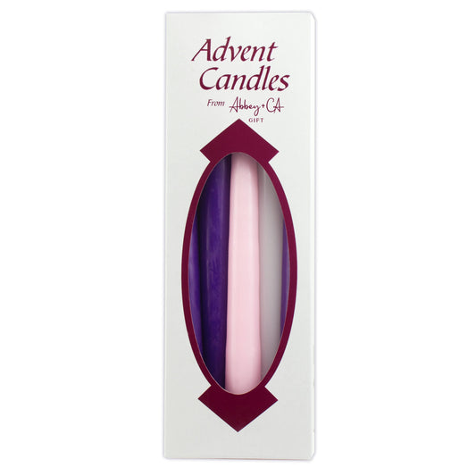 Set of 5 Taper Advent Candles