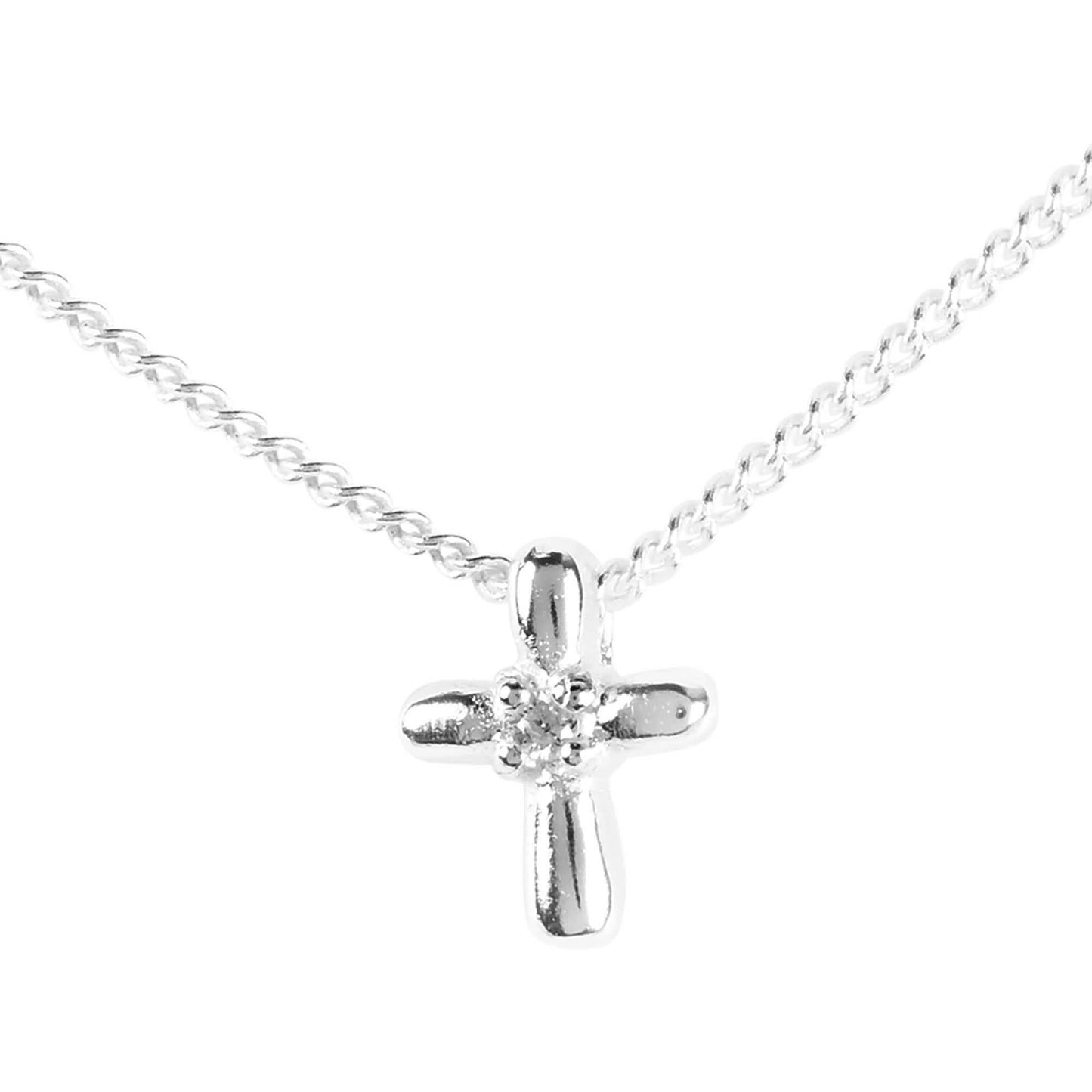 Necklace 1st Communion Cross 16In Chain