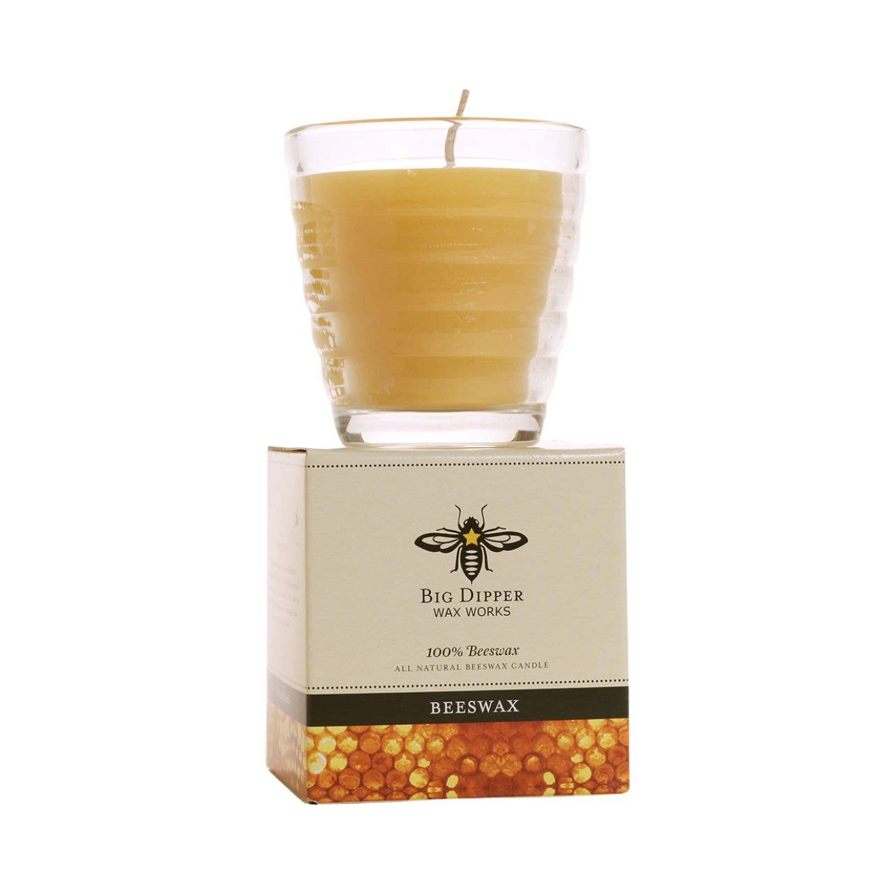 Pure Beeswax Beehive Glass