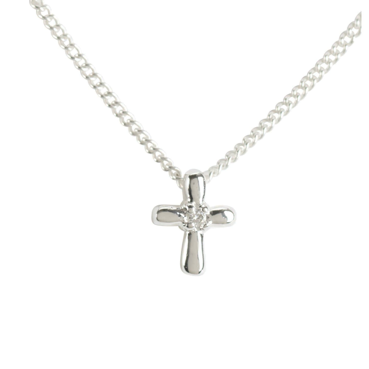 Necklace 1st Communion Petal Cross