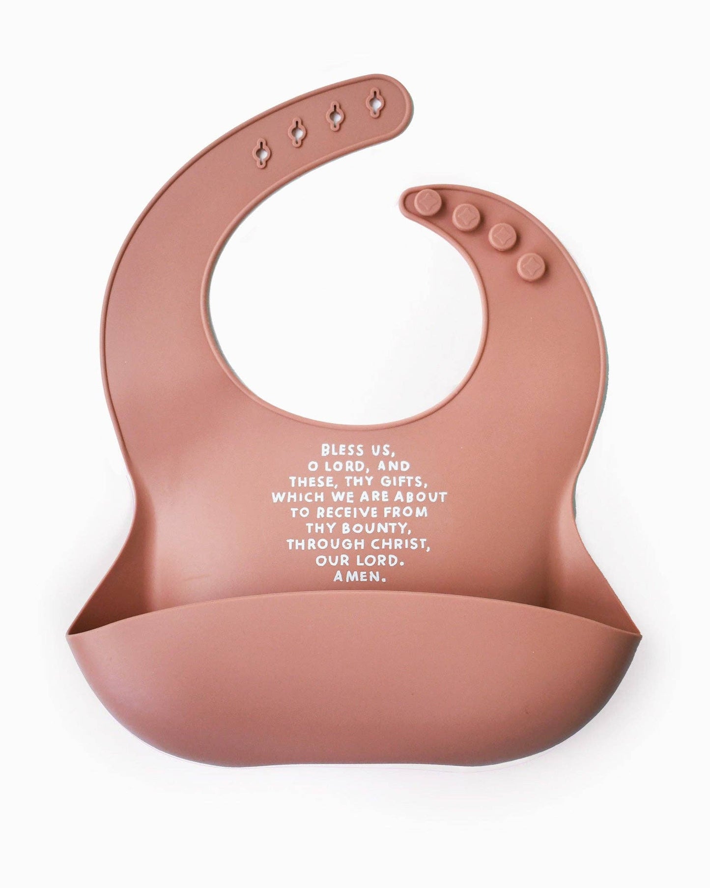 Meal Blessing Silicone Bib