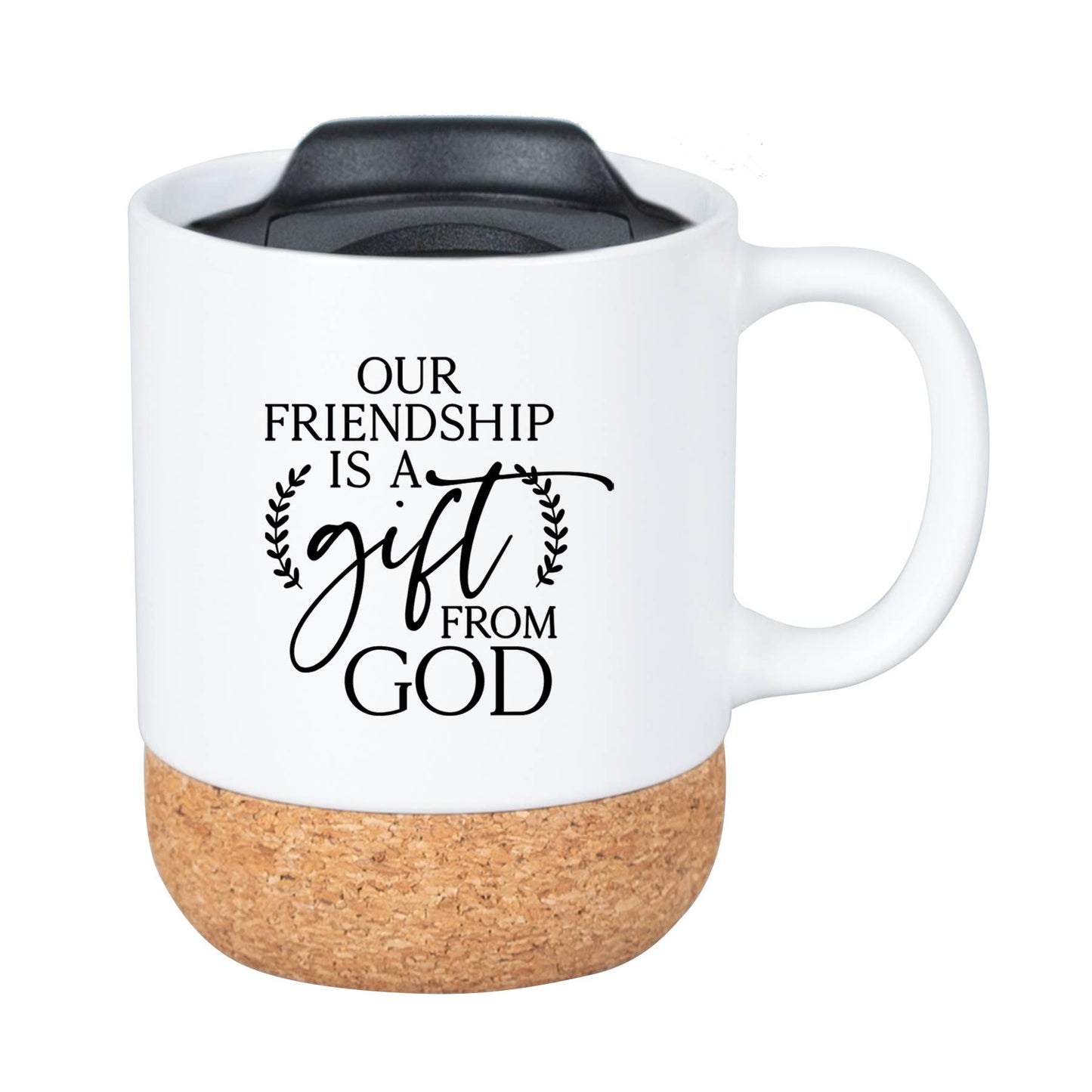 Our Friendship - Designer Mugs-Cork