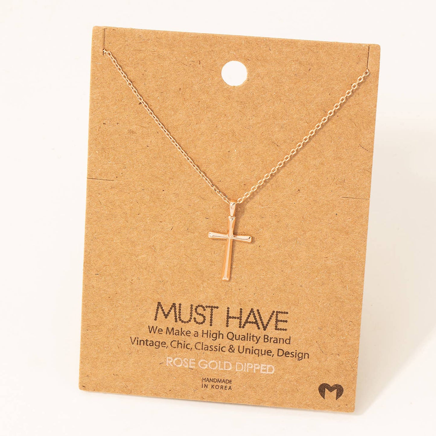 Dainty Cross Pendant Necklace