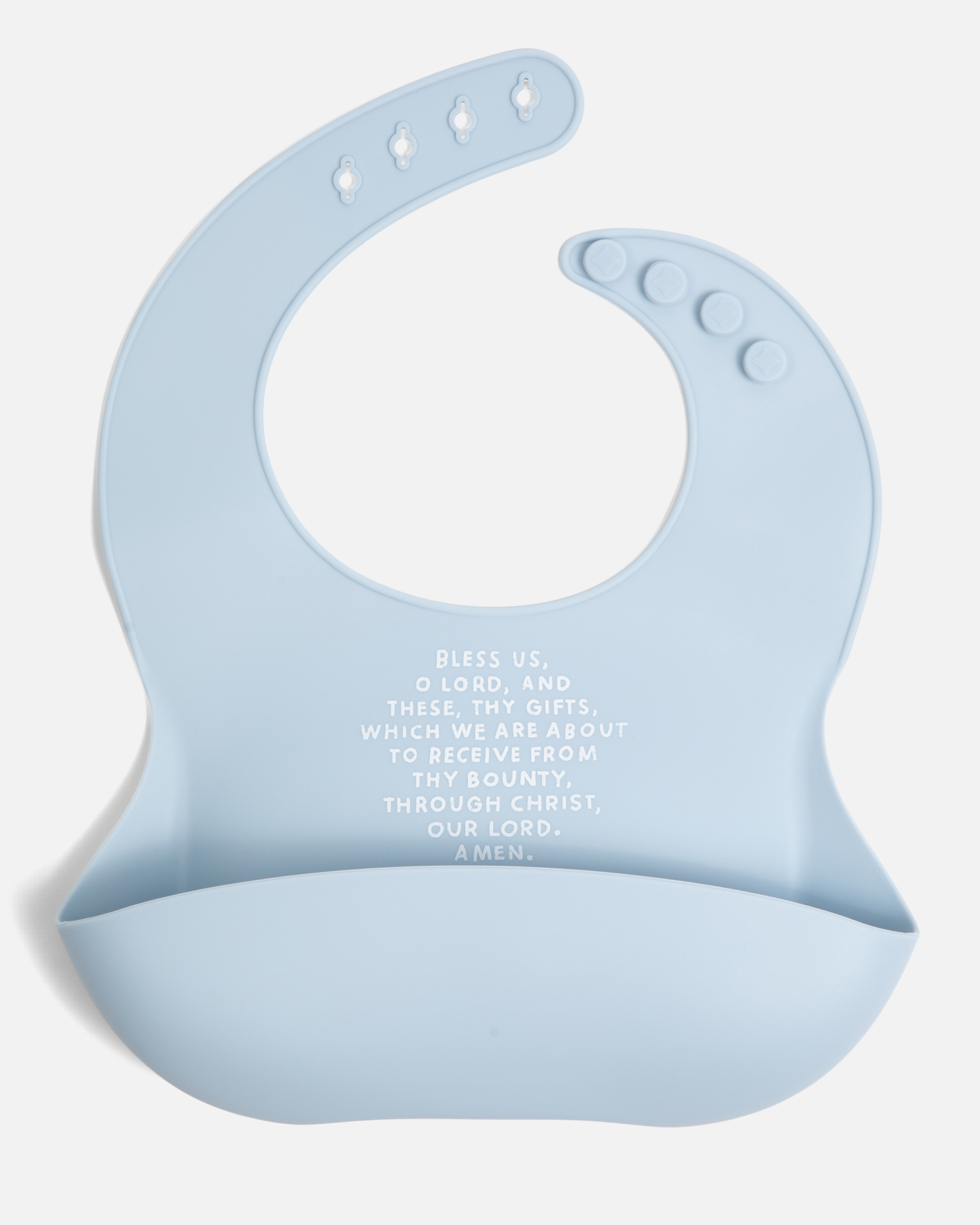 Meal Blessing Silicone Bib