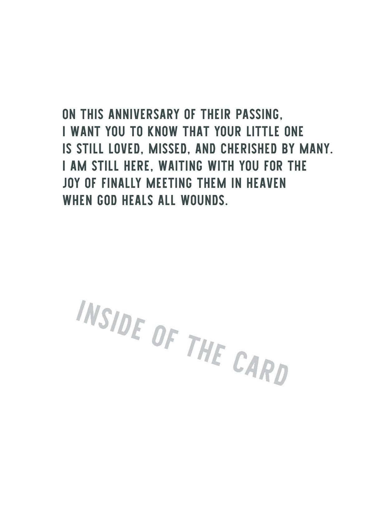 Miscarriage/Child Loss Anniversary Card