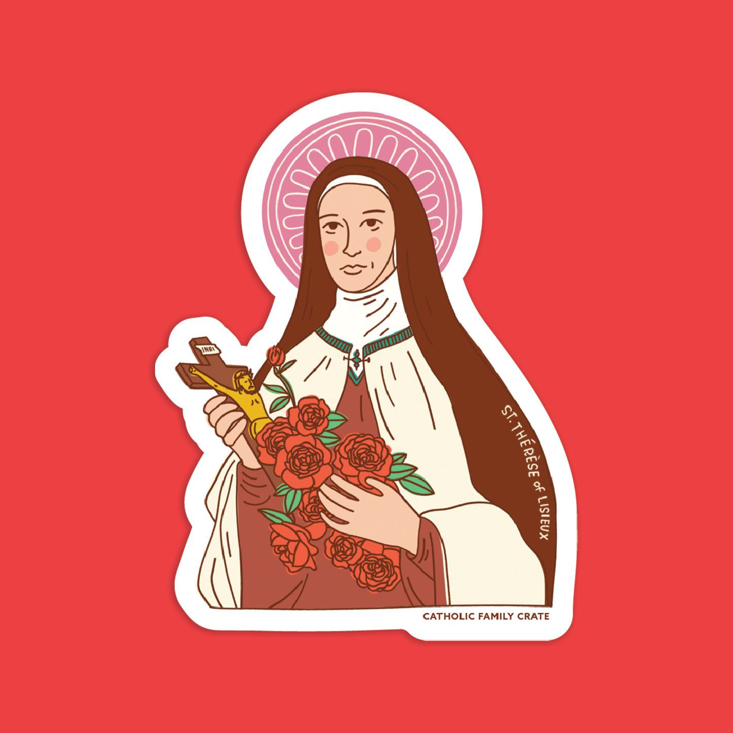 Saint Thérèse of Lisieux Sticker