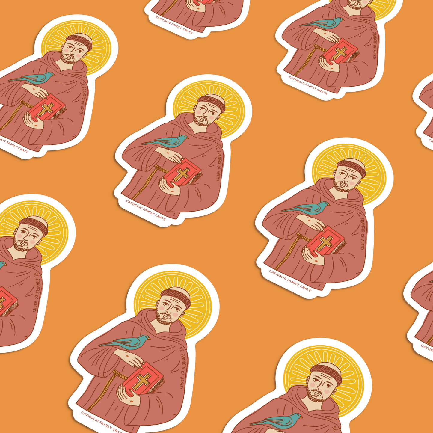 Saint Francis of Assisi Sticker