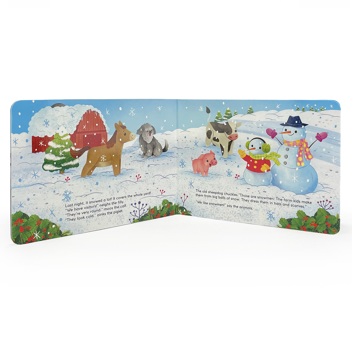 First Christmas on the Farm Holiday Board Book