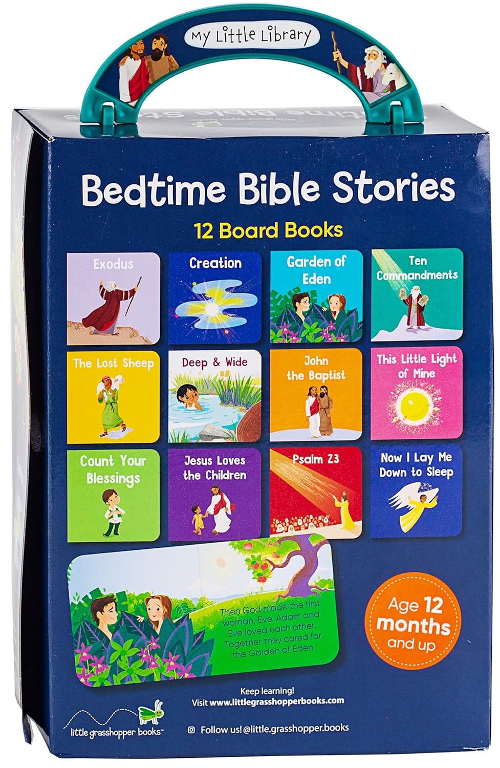 My Little Library: Bedtime Bible Stories (12 Board Books)