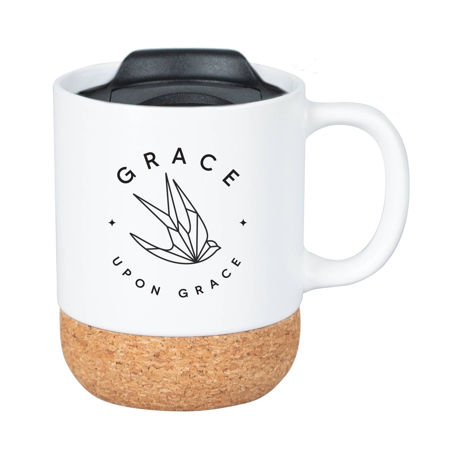 Grace Upon Grace - Designer Mugs-Cork